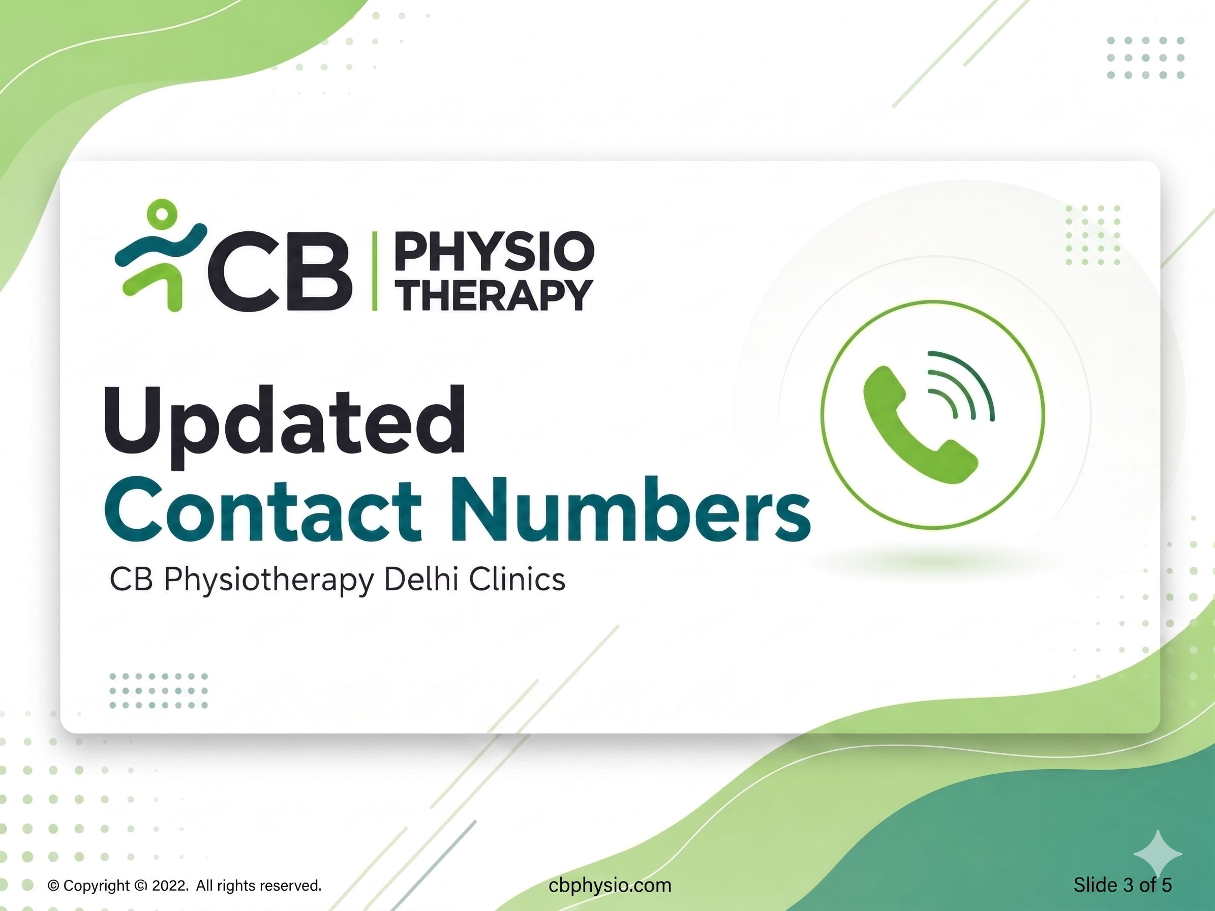 We’re Upgrading Our Clinic Calling Numbers